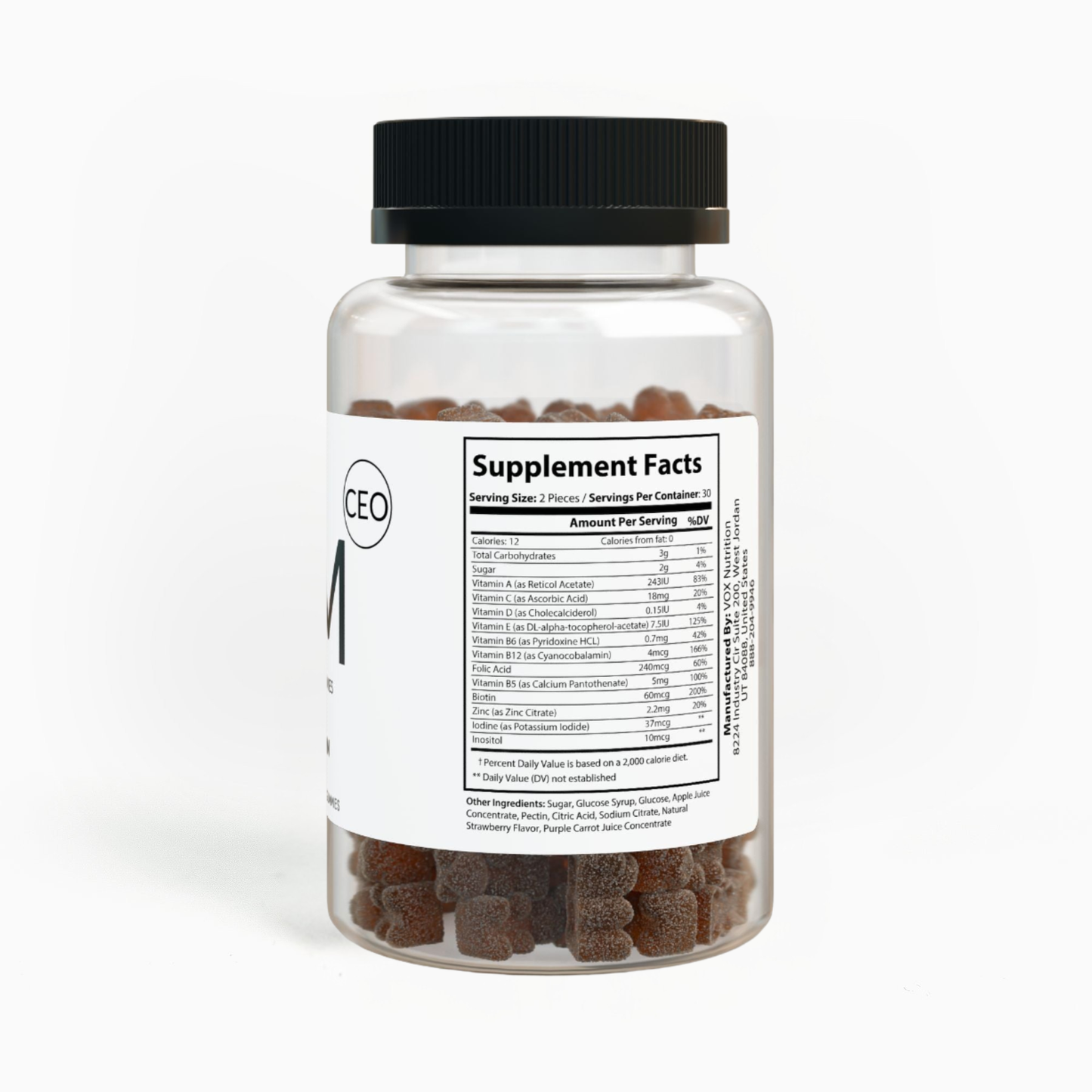 Multivitamin Bear Gummies - Strawberry