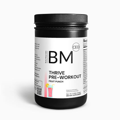 THRIVE Pre-Workout Powder (Fruit Punch)