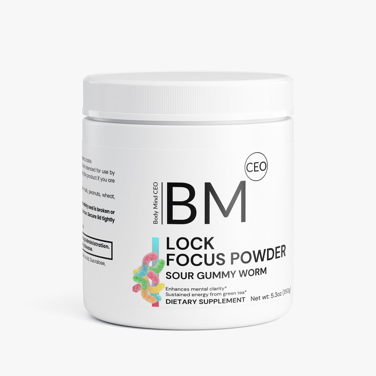 LOCK Focus Powder (Sour Gummy Worm)