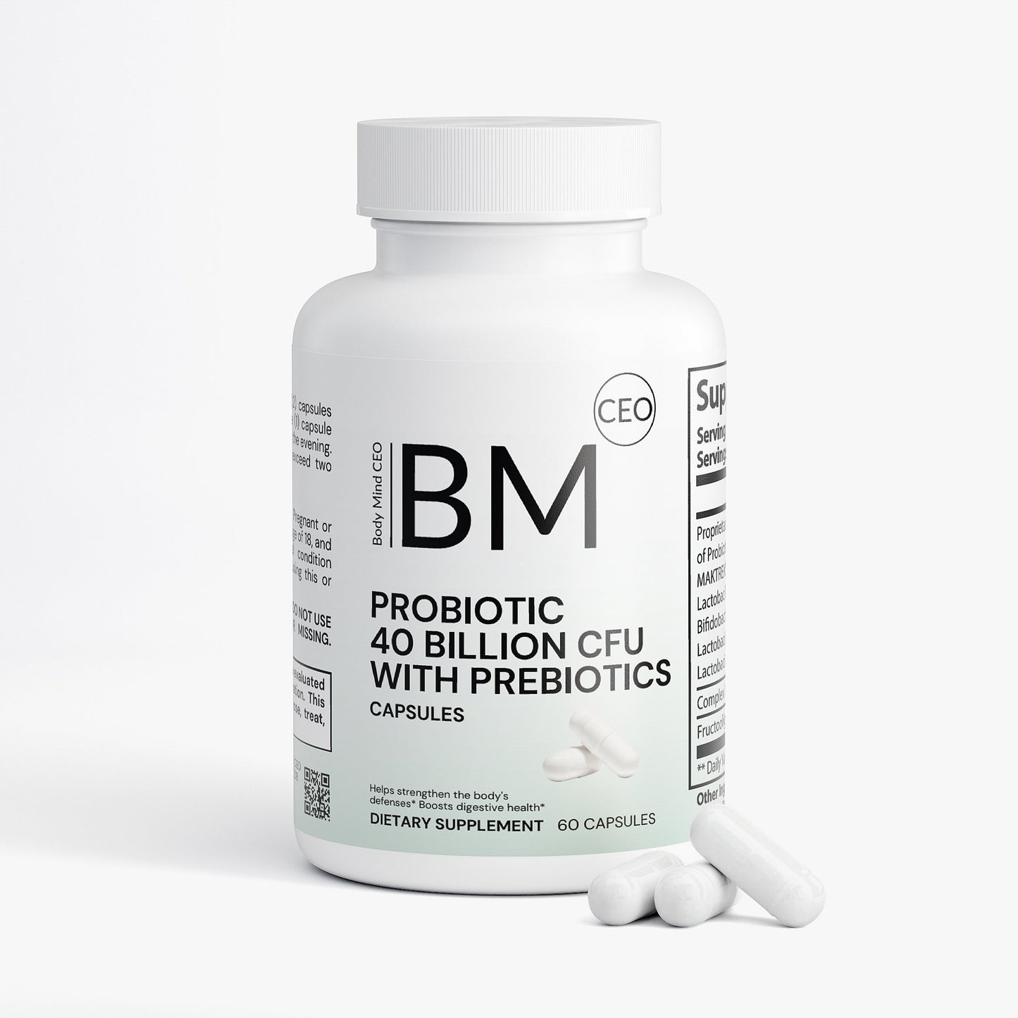 Probiotic 40 Billion CFU with Prebiotics