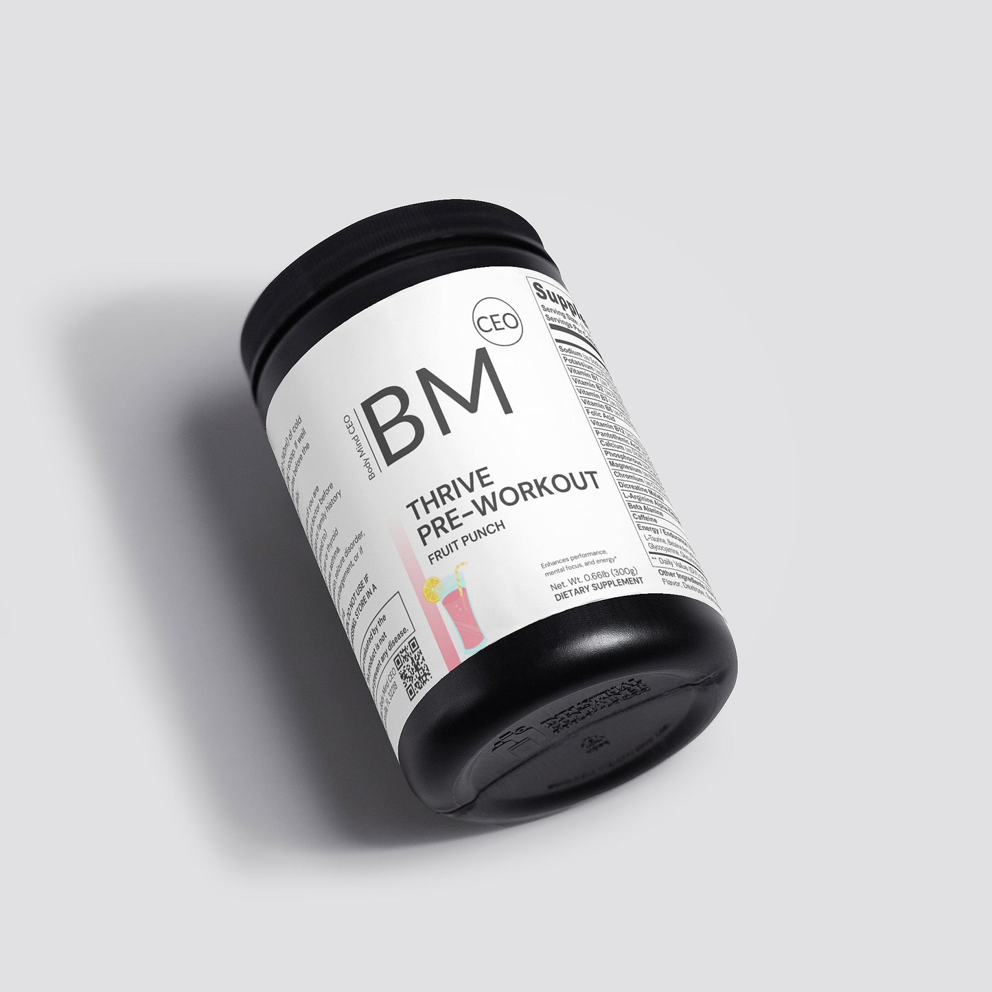 THRIVE Pre-Workout Powder (Fruit Punch)