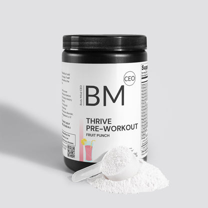 THRIVE Pre-Workout Powder (Fruit Punch)