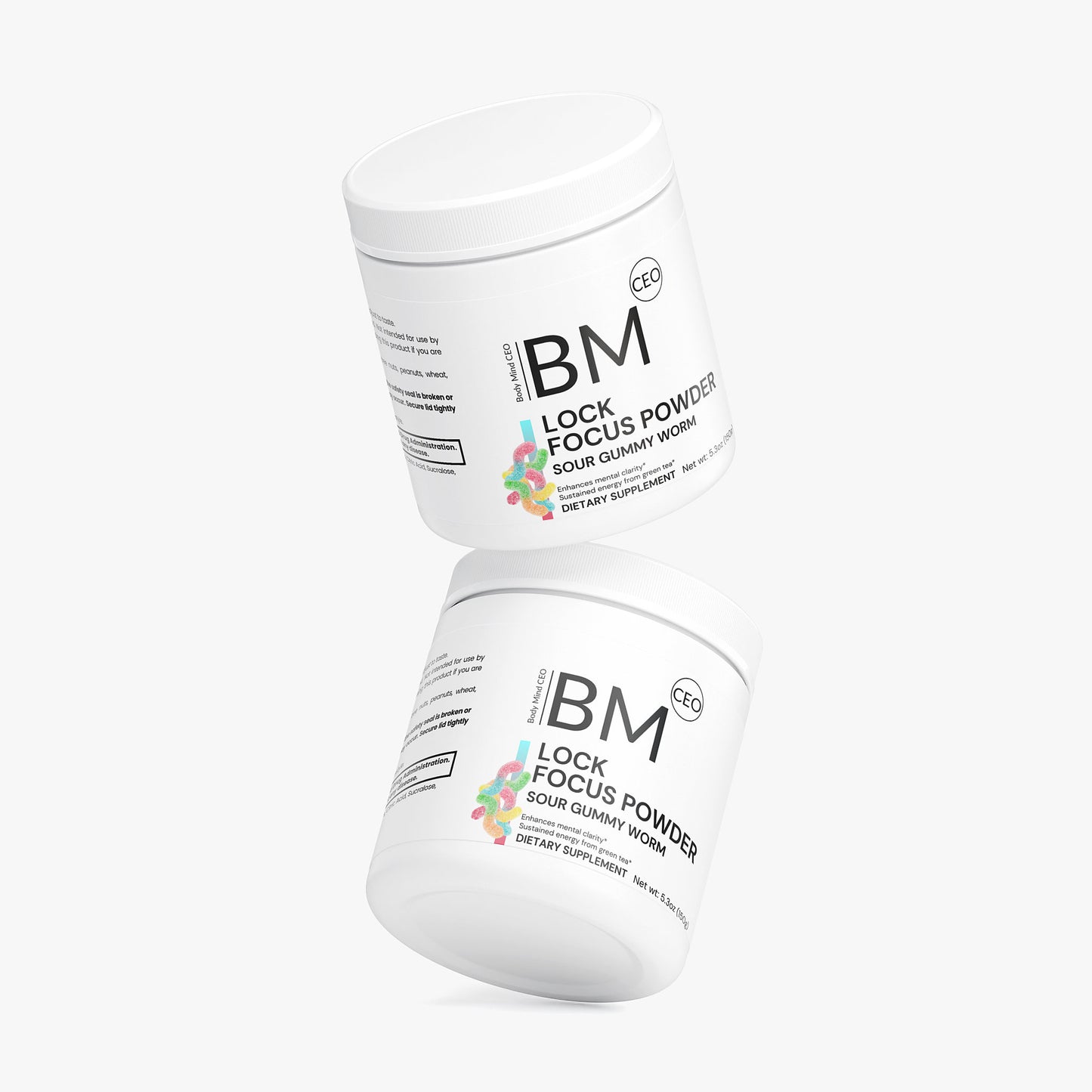 LOCK Focus Powder (Sour Gummy Worm)