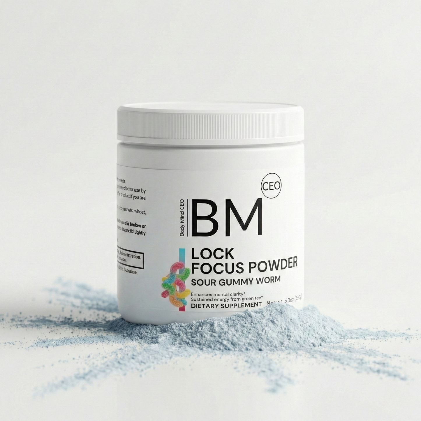 LOCK Focus Powder (Sour Gummy Worm)