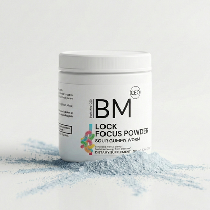 LOCK Focus Powder (Sour Gummy Worm)