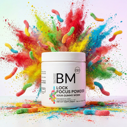 LOCK Focus Powder (Sour Gummy Worm)